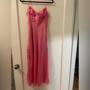 Petal & Pup Charlotte midi dress Pink